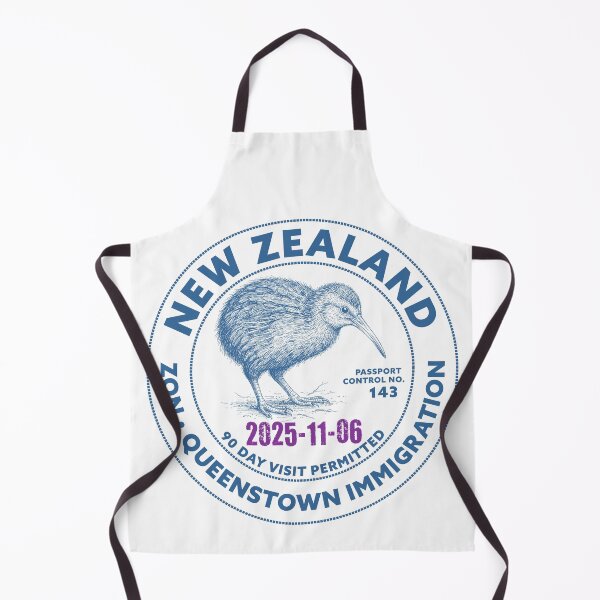 Item preview, Passport Stamp - Queenstown, New Zealand designed and sold by travelwitheric.