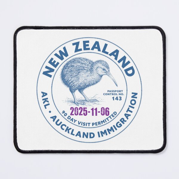 Item preview, Passport Stamp - Auckland, New Zealand designed and sold by travelwitheric.
