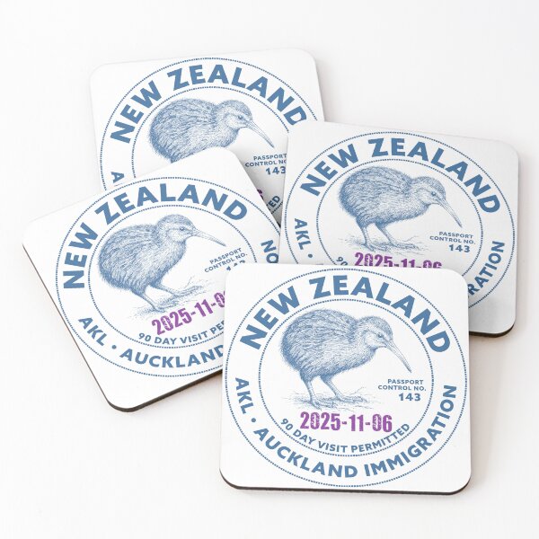 Item preview, Passport Stamp - Auckland, New Zealand designed and sold by travelwitheric.