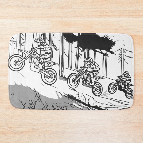 Item preview, Hill Climbing Motocross Racers designed and sold by NaturePrints.