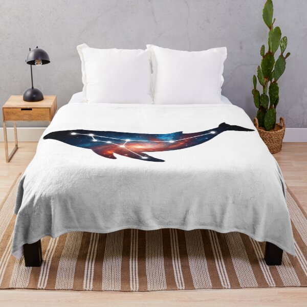 Item preview, Cosmic Whale – Galaxy Spirit Animal Art designed and sold by furrydrool.
