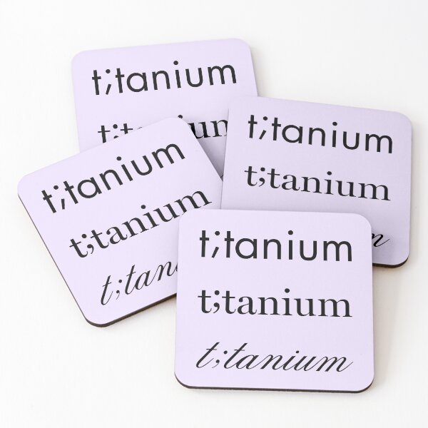 Item preview, t;tanium (black text) titanium semicolon sticker sheet designed and sold by mimsythe1st.