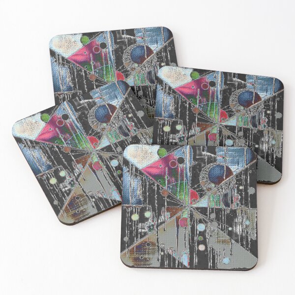 Item preview, crimson divide dark electrize 10 colorful geometric abstract design designed and sold by SmashingDeals.