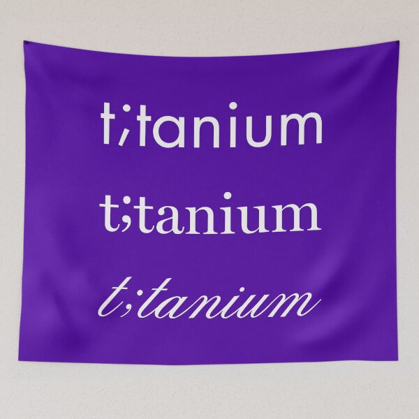 Item preview, t;tanium (white text) titanium semicolon sticker sheet designed and sold by mimsythe1st.