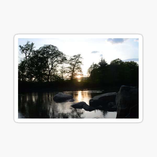 Sunset in the White Mountains Sticker