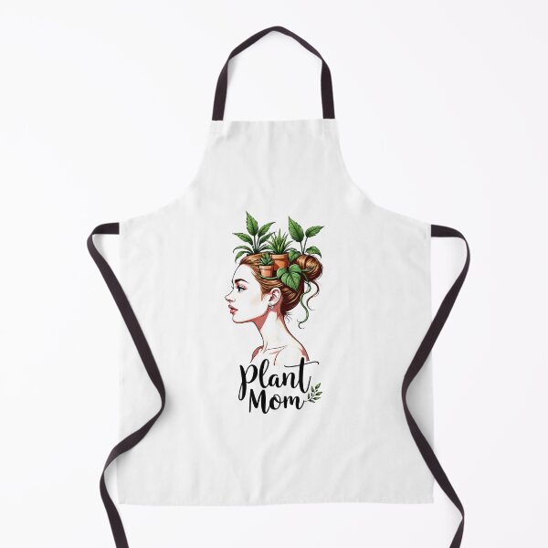 Item preview, Plant Mom Houseplant Lady Portrait Botanical Illustration designed and sold by Abe Studio.