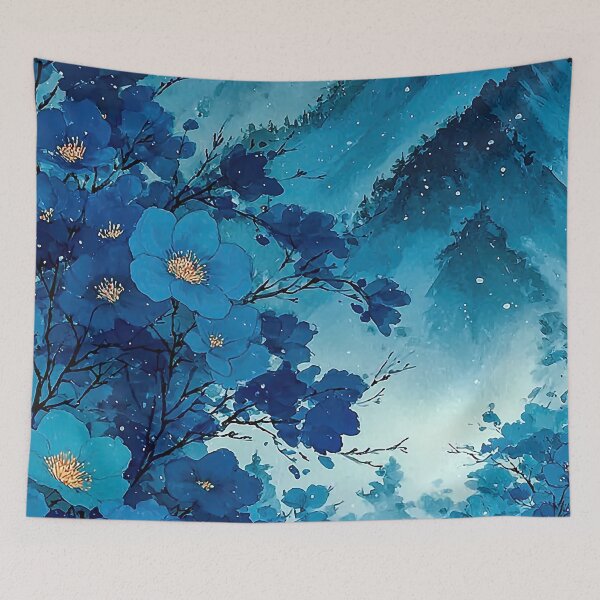 Item preview, Blossoms Over Sacred Peaks designed and sold by IRRI_3212.