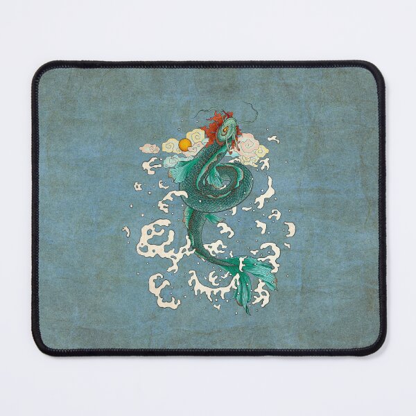 Item preview, Infinite Azure: The Dragon of the Celestial Sea  designed and sold by QamarART Paintings.