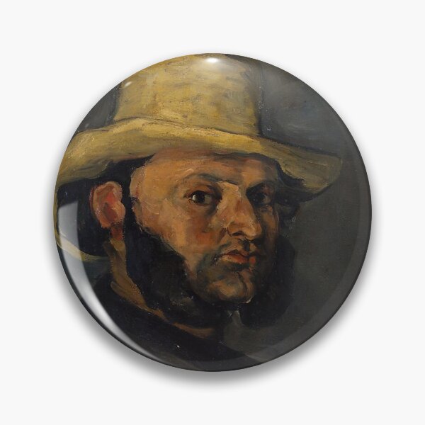 Item preview, Gustave Boyer in a Straw Hat by Paul Cézanne  designed and sold by AnimaliaStar.