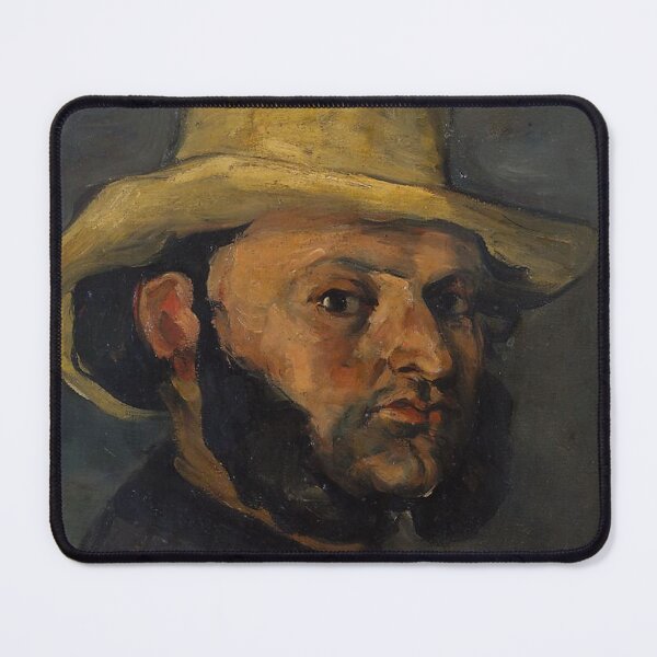 Item preview, Gustave Boyer in a Straw Hat by Paul Cézanne  designed and sold by AnimaliaStar.
