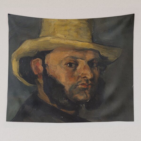 Item preview, Gustave Boyer in a Straw Hat by Paul Cézanne  designed and sold by AnimaliaStar.