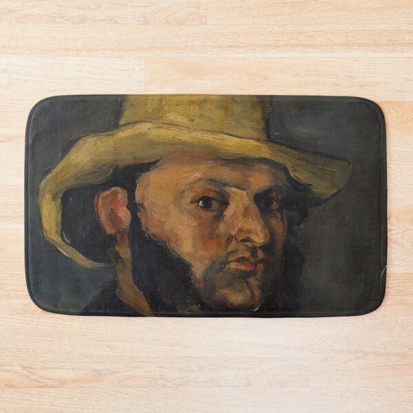 Item preview, Gustave Boyer in a Straw Hat by Paul Cézanne  designed and sold by AnimaliaStar.