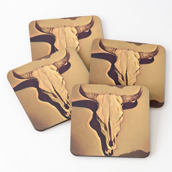 Item preview, Cattle Skull on Torn Paper designed and sold by oh-bi-me.