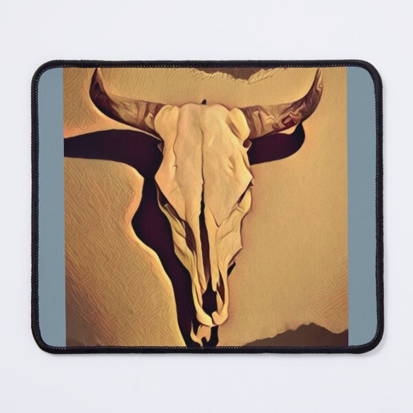 Item preview, Cattle Skull on Torn Paper designed and sold by oh-bi-me.