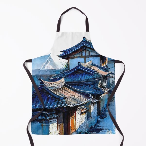Item preview, Silent Rhythms of Layered Village Roofs designed and sold by IRRI_3212.