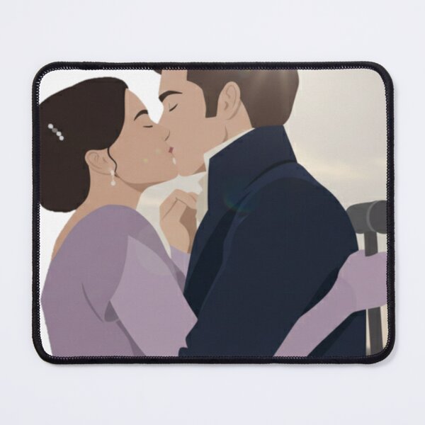 Item preview, Anthony & Kate Bridgerton Fan Art | Regency Enemies to Lovers Romance Sticker designed and sold by Fandom Universe.