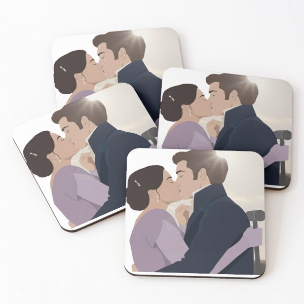 Item preview, Anthony & Kate Bridgerton Fan Art | Regency Enemies to Lovers Romance Sticker designed and sold by Fandom Universe.