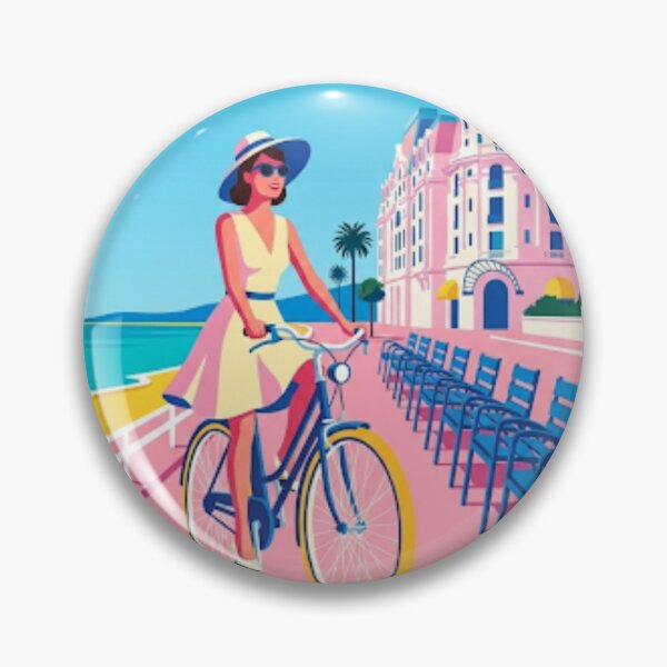 Item preview, Nice – Promenade des Anglais Neo-Retro Illustration designed and sold by jlg-creative.