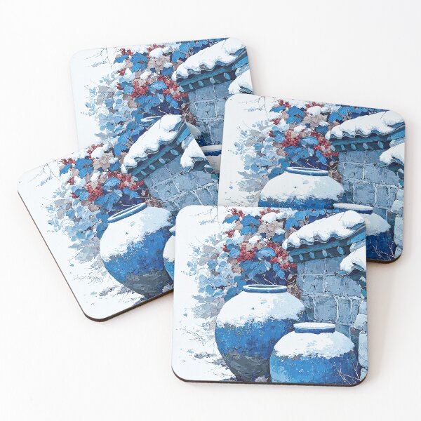 Item preview, Pottery Jars Under Winter Snow designed and sold by IRRI_3212.