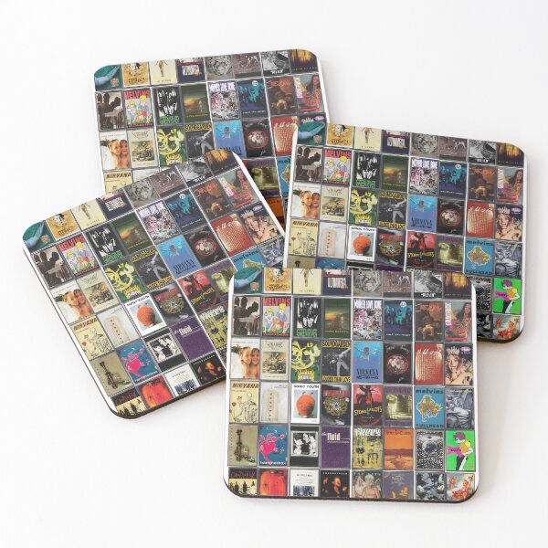 Item preview, Greatest Grunge Music - Vintage Cassette Album Cover Art designed and sold by Mr Mustard Prints.