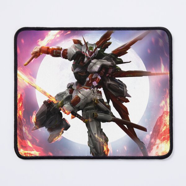 Item preview, full colour sengoku Astray Red Frame on fire japan temple designed and sold by sabartgunpla.