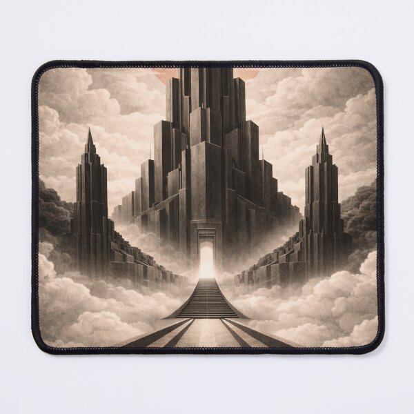 Item preview, Eternal Ascension Brutalist Sun Temple designed and sold by Atlas Poster Co..