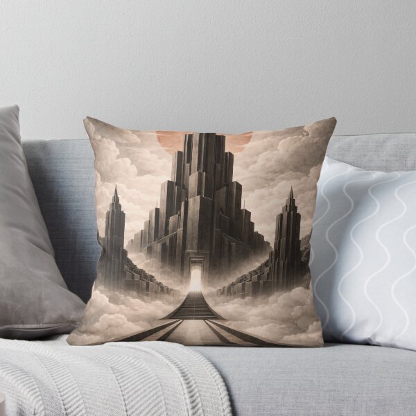 Item preview, Eternal Ascension Brutalist Sun Temple designed and sold by Atlas Poster Co..