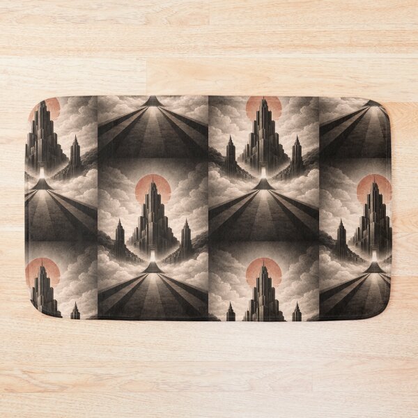 Item preview, Eternal Ascension Brutalist Sun Temple designed and sold by Atlas Poster Co..