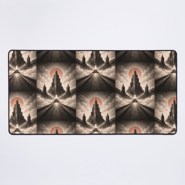 Item preview, Eternal Ascension Brutalist Sun Temple designed and sold by Atlas Poster Co..