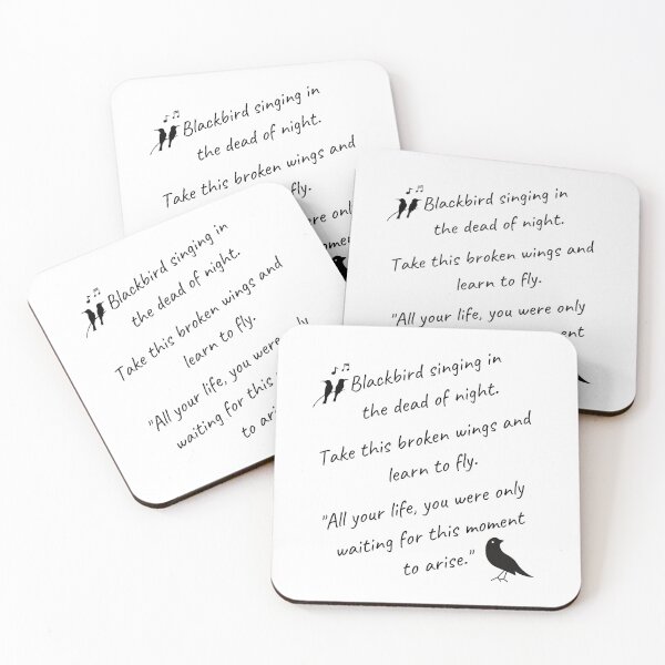 Item preview, Blackbird Singing In The Dead Of Night, Blackbird Beatles, Beatles Lyrics Hippie, Music Lovers Gift designed and sold by sirina2796.