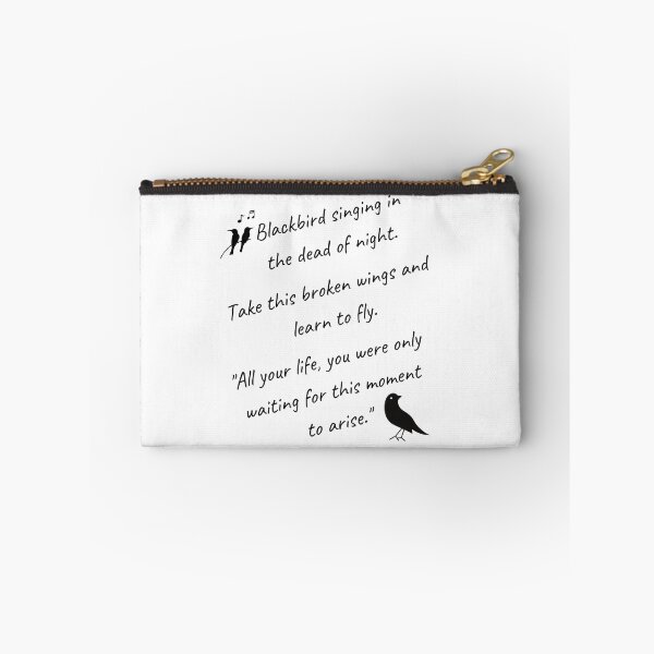 Artikelvorschau, Amsel singt mitten in der Nacht, Amsel Beatles, Beatles Lyrics Hippie, Musikliebhaber Geschenk entworfen und verkauft von sirina2796.