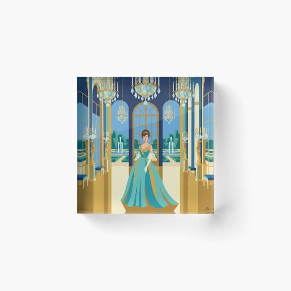 Item preview, Versailles – Palace Neo-Retro Illustration designed and sold by jlg-creative.
