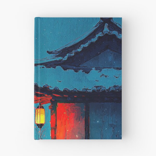 Item preview, Midnight Sanctuary Under Falling Snow designed and sold by IRRI_3212.