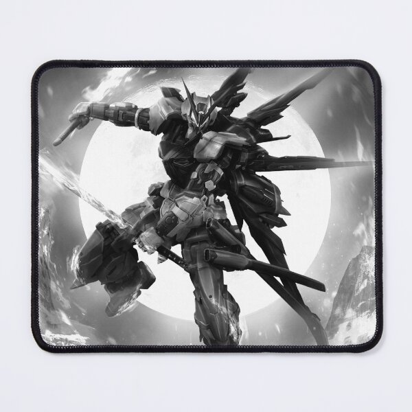 Item preview, black white sengoku Astray Red Frame on fire japan temple designed and sold by sabartgunpla.