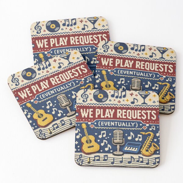 Item preview, We Play Requests Eventually Music Knitting Pattern Design designed and sold by Mauswohn.