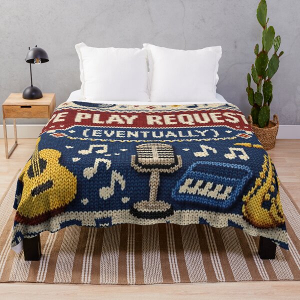 Item preview, We Play Requests Eventually Music Knitting Pattern Design designed and sold by Mauswohn.