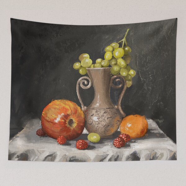 Item preview, Nature’s Palette: The Bounty of Fruits designed and sold by QamarART Paintings.