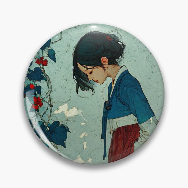 Item preview, Serene Presence in Hanbok Reflection designed and sold by IRRI_3212.