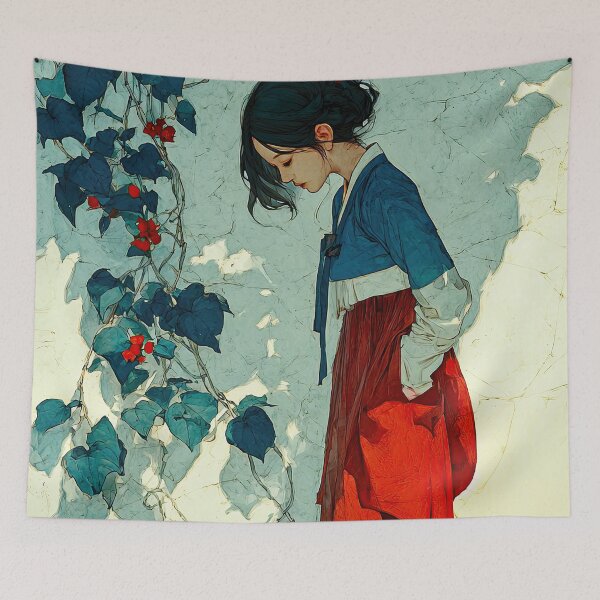 Item preview, Serene Presence in Hanbok Reflection designed and sold by IRRI_3212.