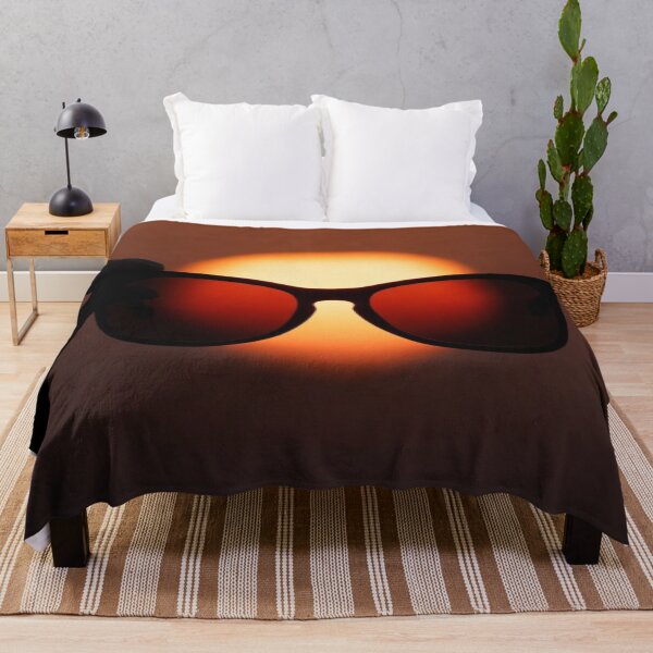 Item preview, Sunset in My Shades – Golden Hour Optical Illusion designed and sold by PixelVibe782.