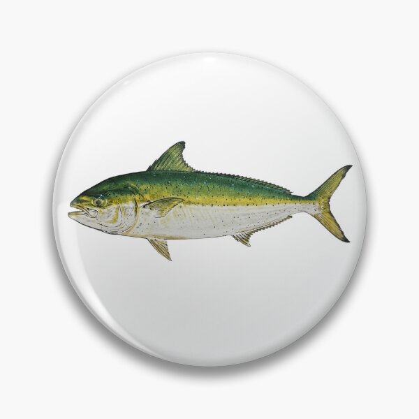 Item preview, Japanese gyotaku print of a common dolphin fish designed and sold by INKEDOCEAN.