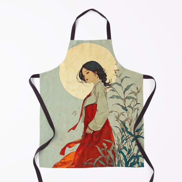 Item preview, Ethereal Korean Lady in Moonlit Garden designed and sold by IRRI_3212.