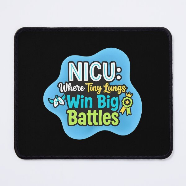 Item preview, Nicu: where tiny lungs win big battles | NICU Nurse designed and sold by SocialStaticz.