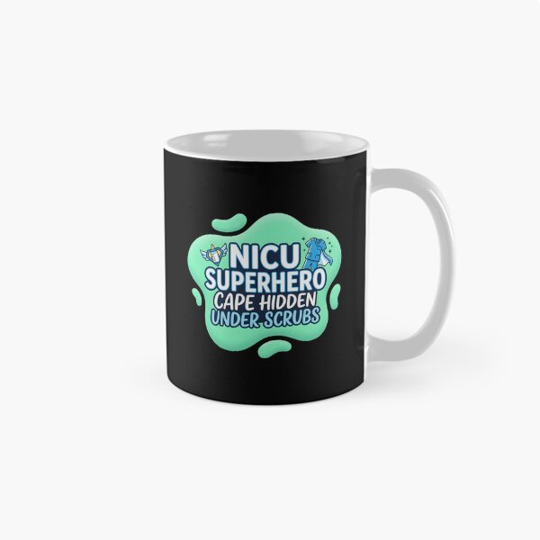 Item preview, Nicu superhero. Cape hidden under scrubs | NICU Nurse designed and sold by SocialStaticz.