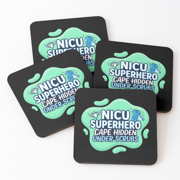 Item preview, Nicu superhero. Cape hidden under scrubs | NICU Nurse designed and sold by SocialStaticz.