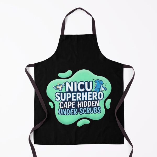 Item preview, Nicu superhero. Cape hidden under scrubs | NICU Nurse designed and sold by SocialStaticz.