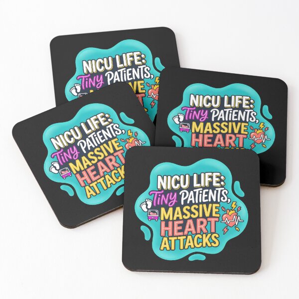 Item preview, Nicu life: Tiny patients, massive heart attacks | NICU Nurse designed and sold by SocialStaticz.