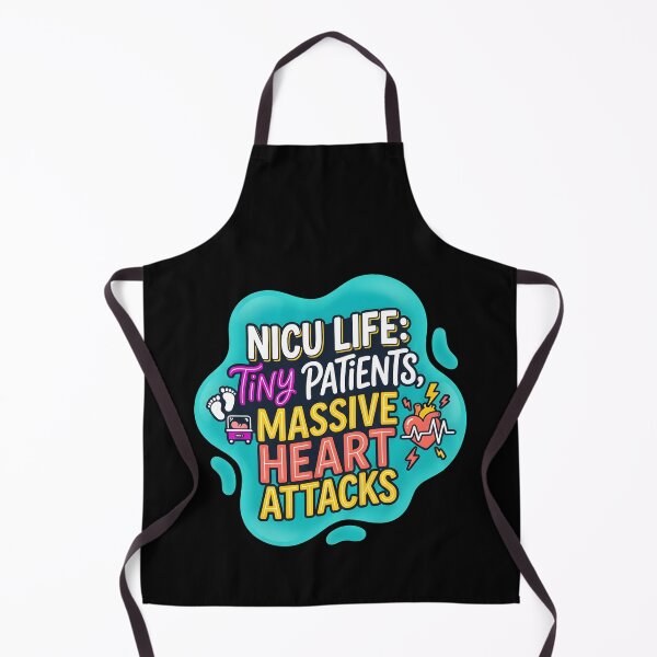 Item preview, Nicu life: Tiny patients, massive heart attacks | NICU Nurse designed and sold by SocialStaticz.