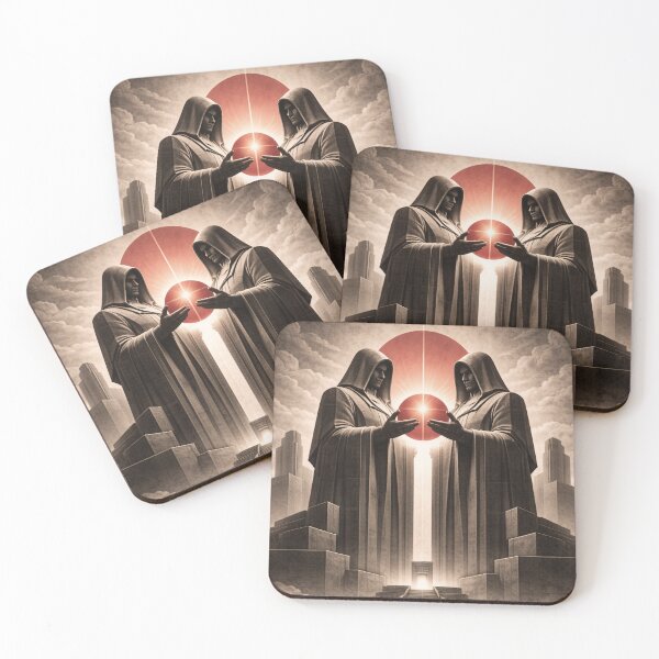 Item preview, Brutalist Red Sun Oracle Monument designed and sold by Atlas Poster Co..