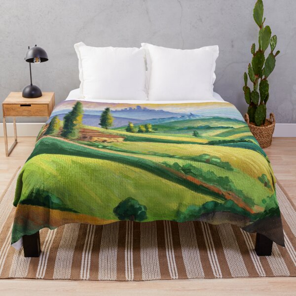 Item preview, Soledad dorada: una mañana en la Toscana designed and sold by QamarART Paintings.